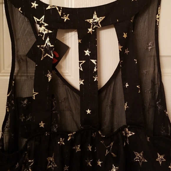 G by Guess Sheer Button Up Tank - Picture 4 of 6